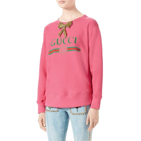 pink gucci sweatshirts|hot pink gucci sweatshirt.